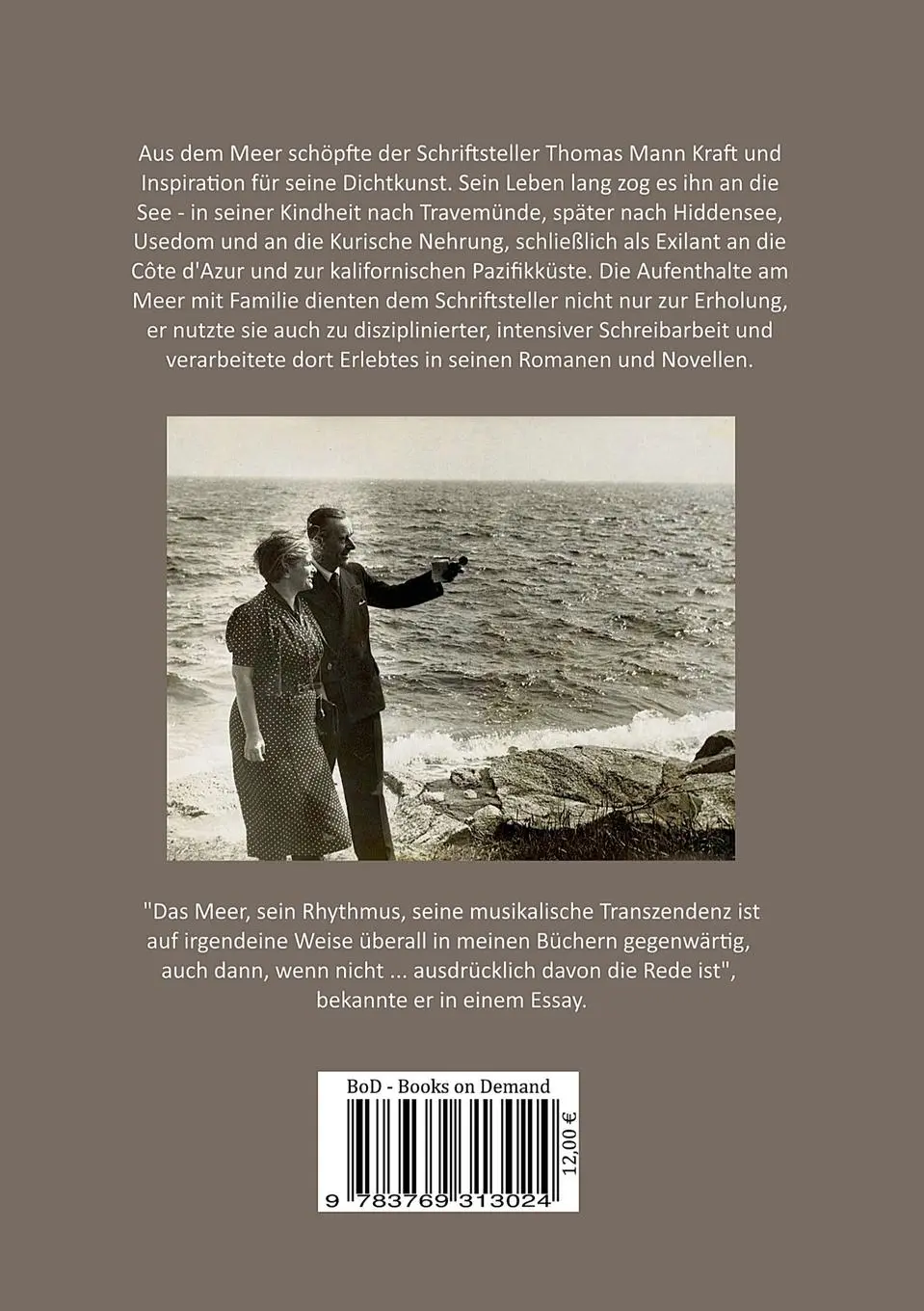 Rückseite: 9783769313024 | Thomas Mann. Stationen. Am Meer | Günter Spurgat | Taschenbuch | 2025