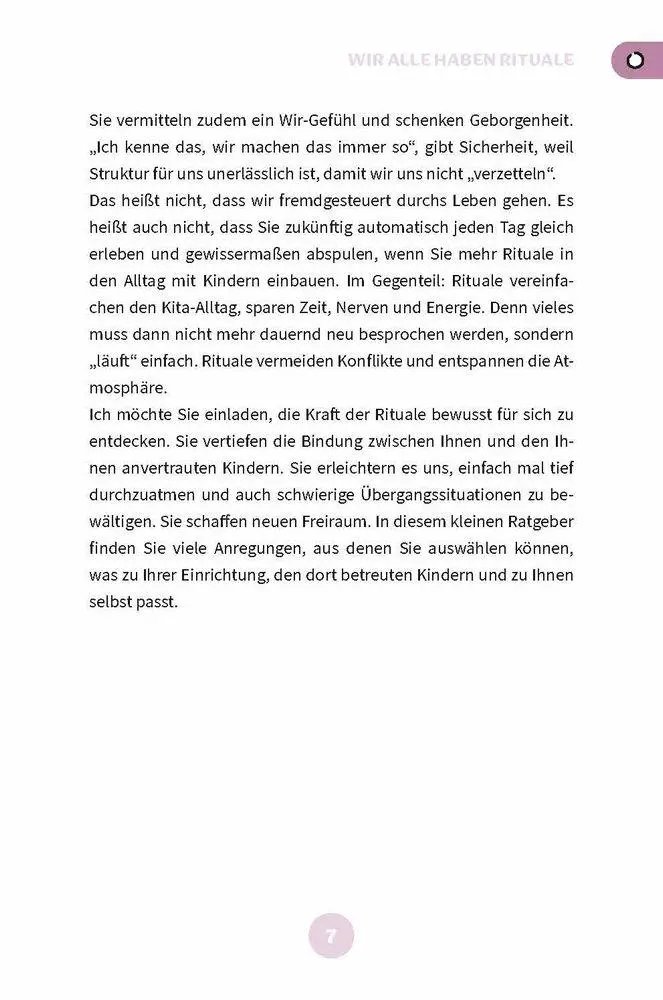 Bild: 9783834653024 | Rituale in der Kita | Vertrauen schaffen &amp; Orientierung geben | Buch