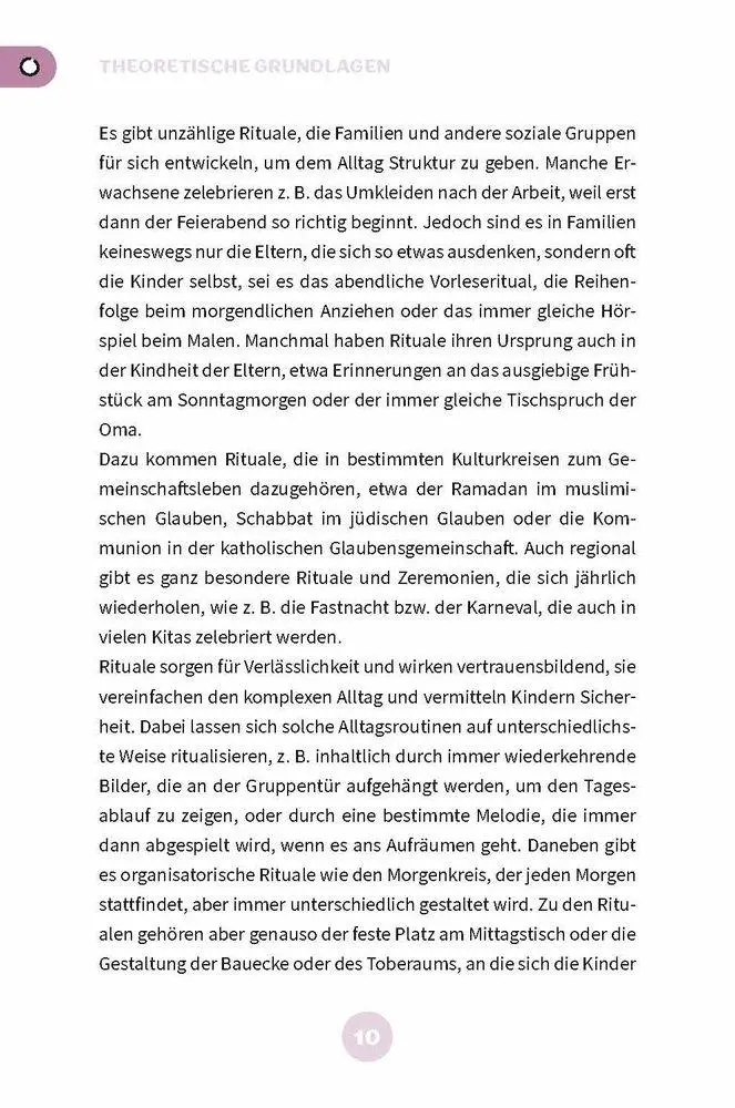 Bild: 9783834653024 | Rituale in der Kita | Vertrauen schaffen &amp; Orientierung geben | Buch