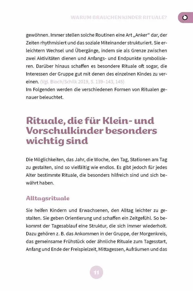 Bild: 9783834653024 | Rituale in der Kita | Vertrauen schaffen &amp; Orientierung geben | Buch