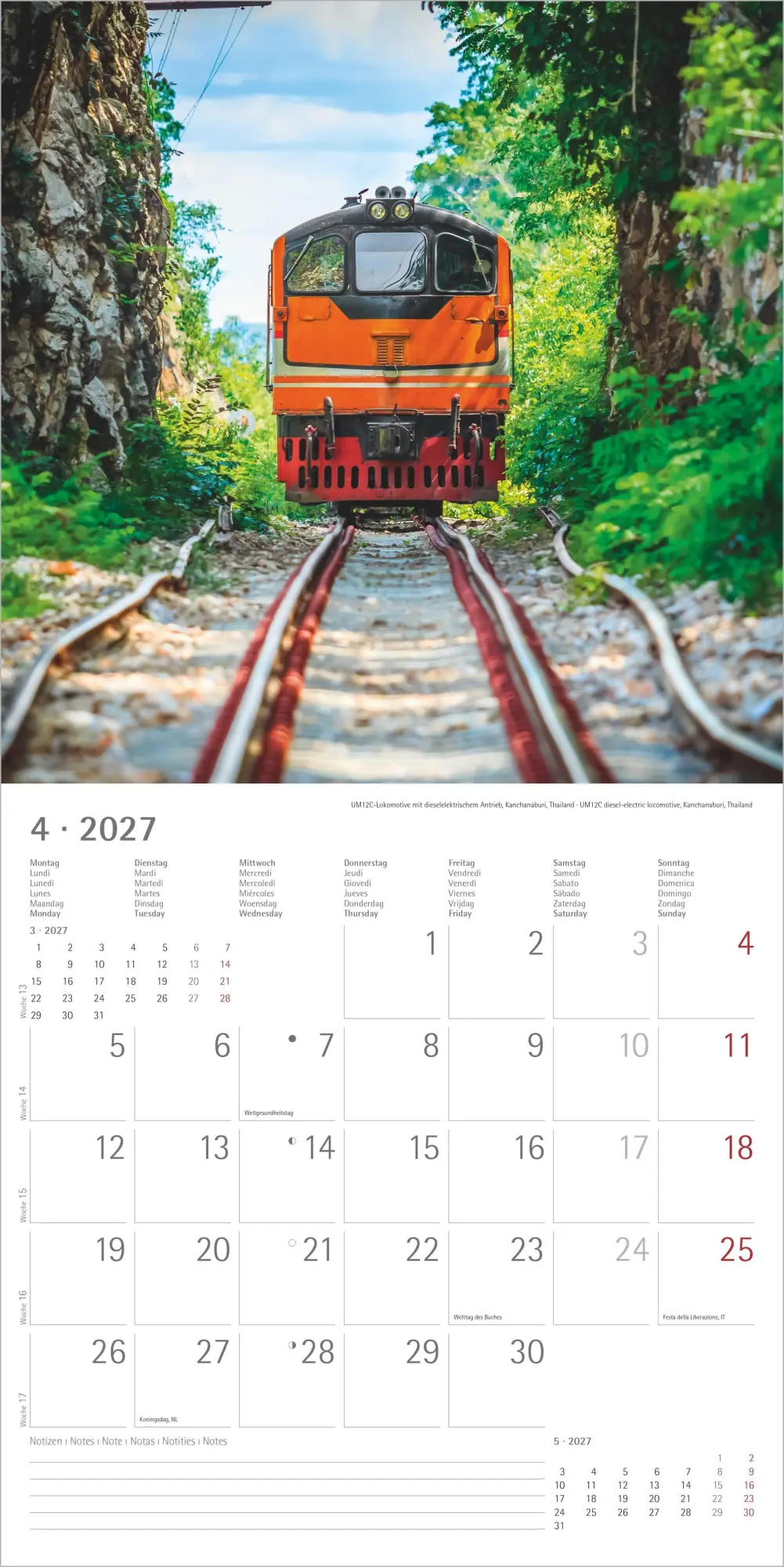 Bild: 4069095013124 | Eisenbahnen 2027 | Neumann Verlage GmbH &amp; Co KG | Kalender | 14 S.