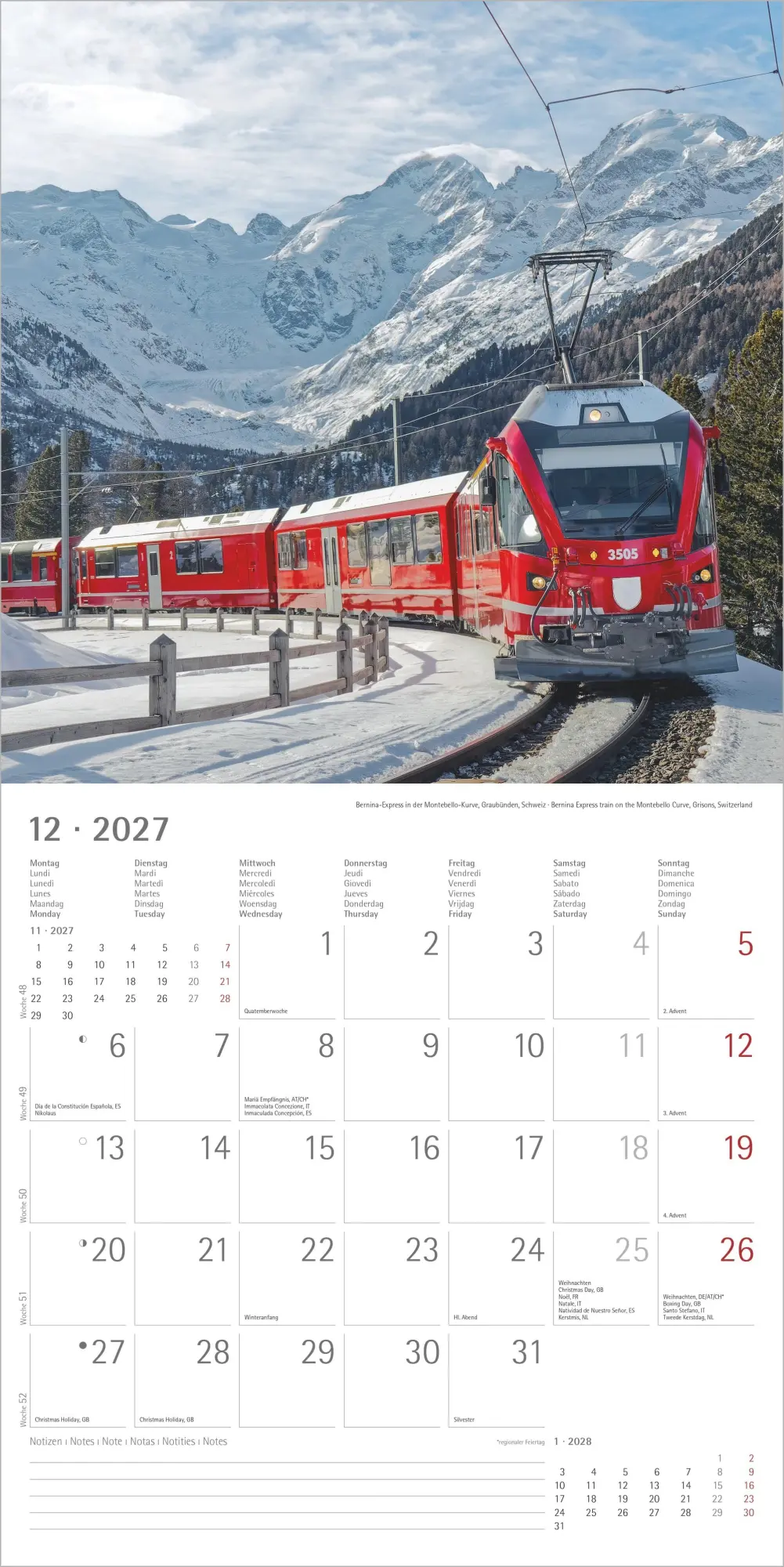 Bild: 4069095013124 | Eisenbahnen 2027 | Neumann Verlage GmbH &amp; Co KG | Kalender | 14 S.