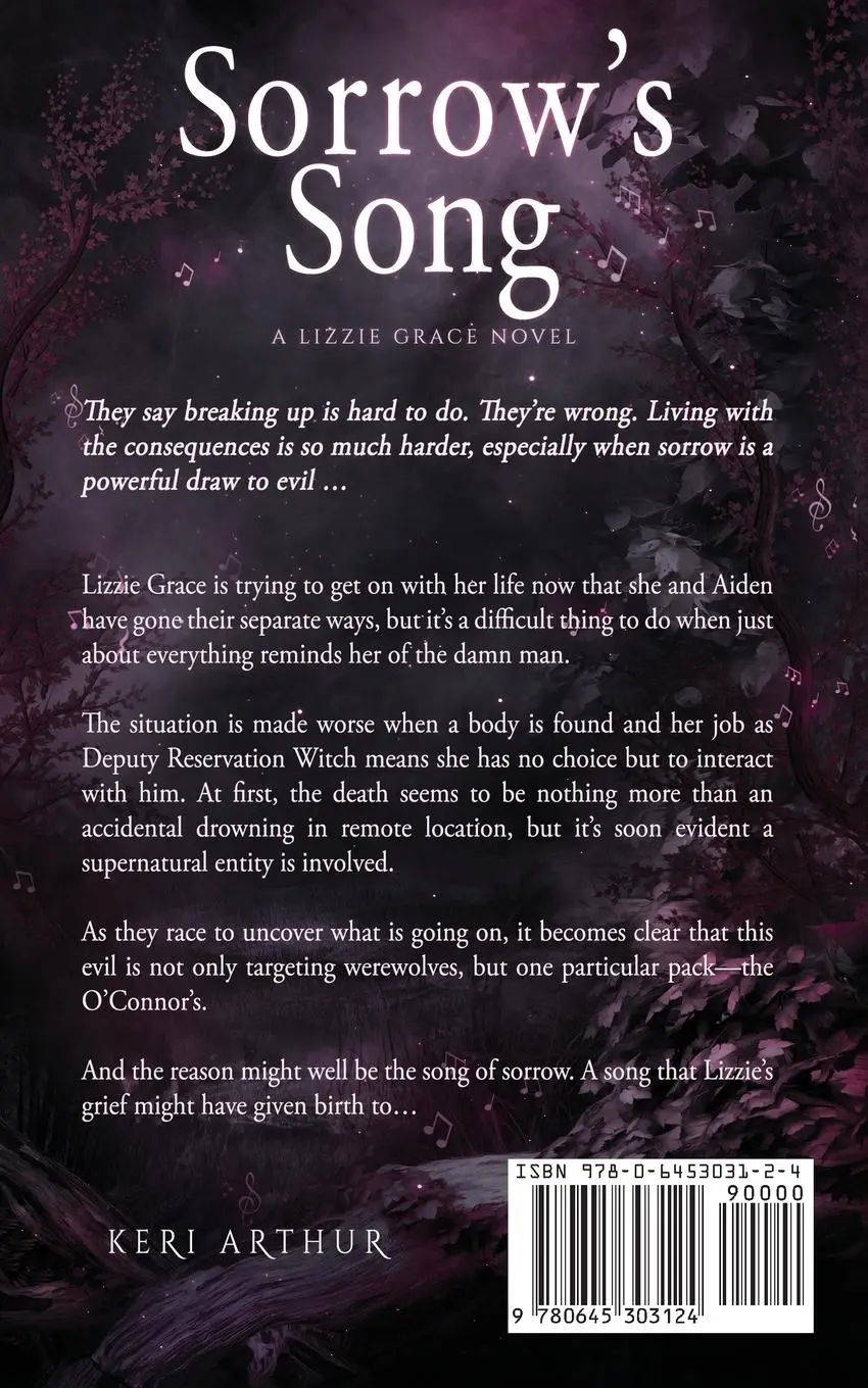 Rückseite: 9780645303124 | Sorrow's Song | Keri Arthur | Taschenbuch | Englisch | 2022