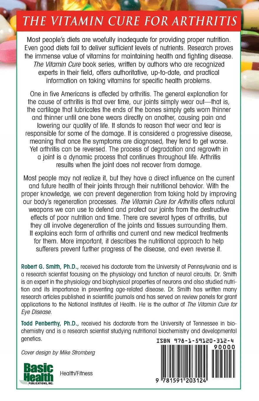Rückseite: 9781591203124 | The Vitamin Cure for Arthritis | Robert G. Smith (u. a.) | Taschenbuch
