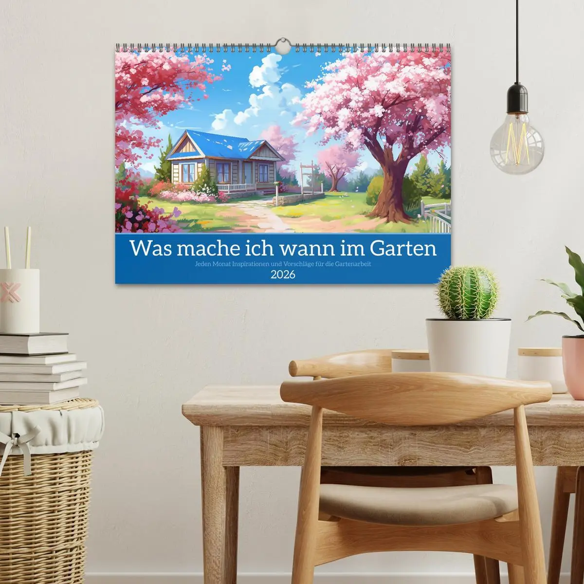 Bild: 9783457523124 | Was mache ich wann im Garten (Wandkalender 2026 DIN A3 quer),...