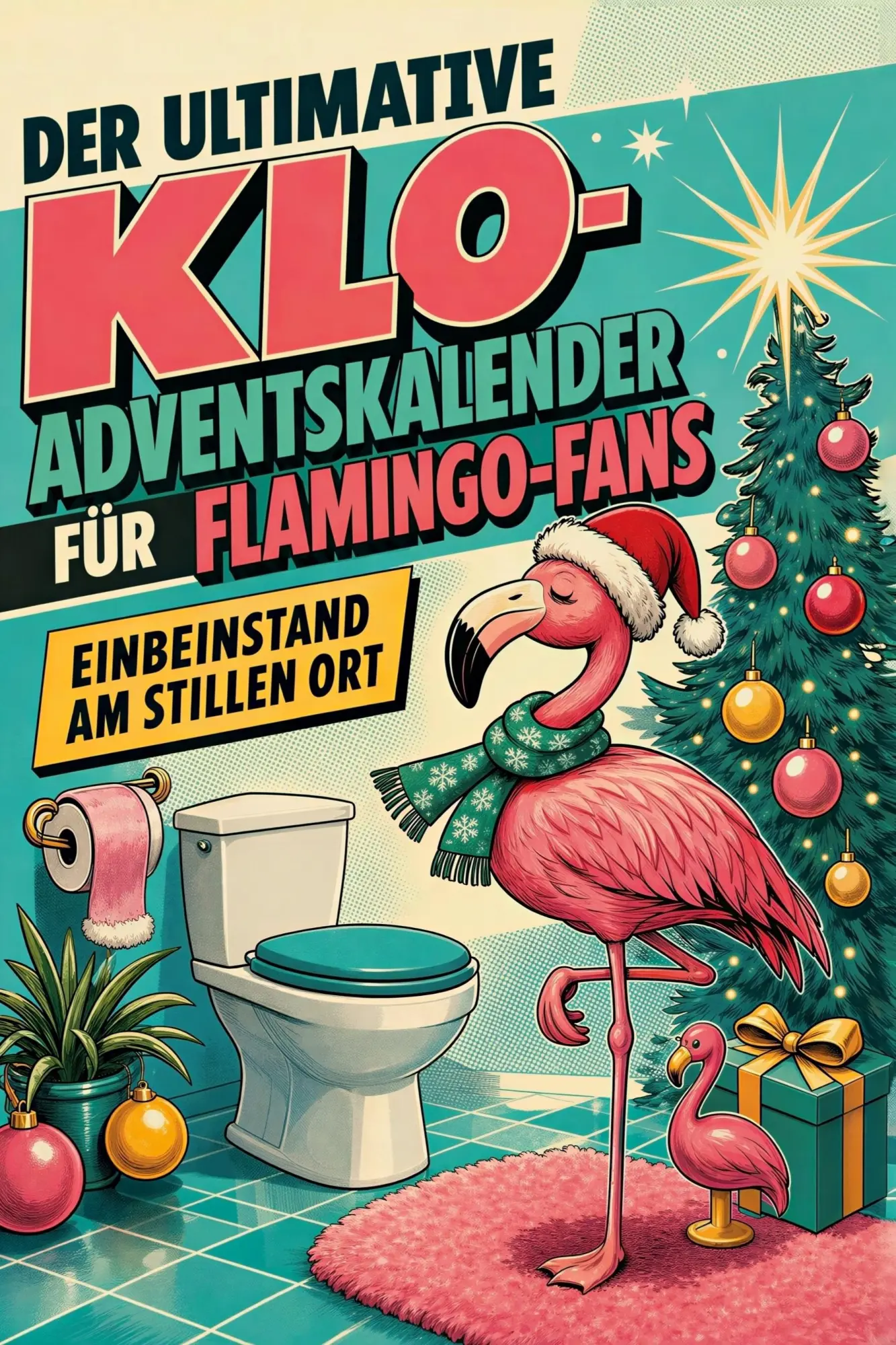 Cover: 9783696113124 | Der ultimative Klo-Adventskalender für Flamingo-Fans | Emily Friedrich