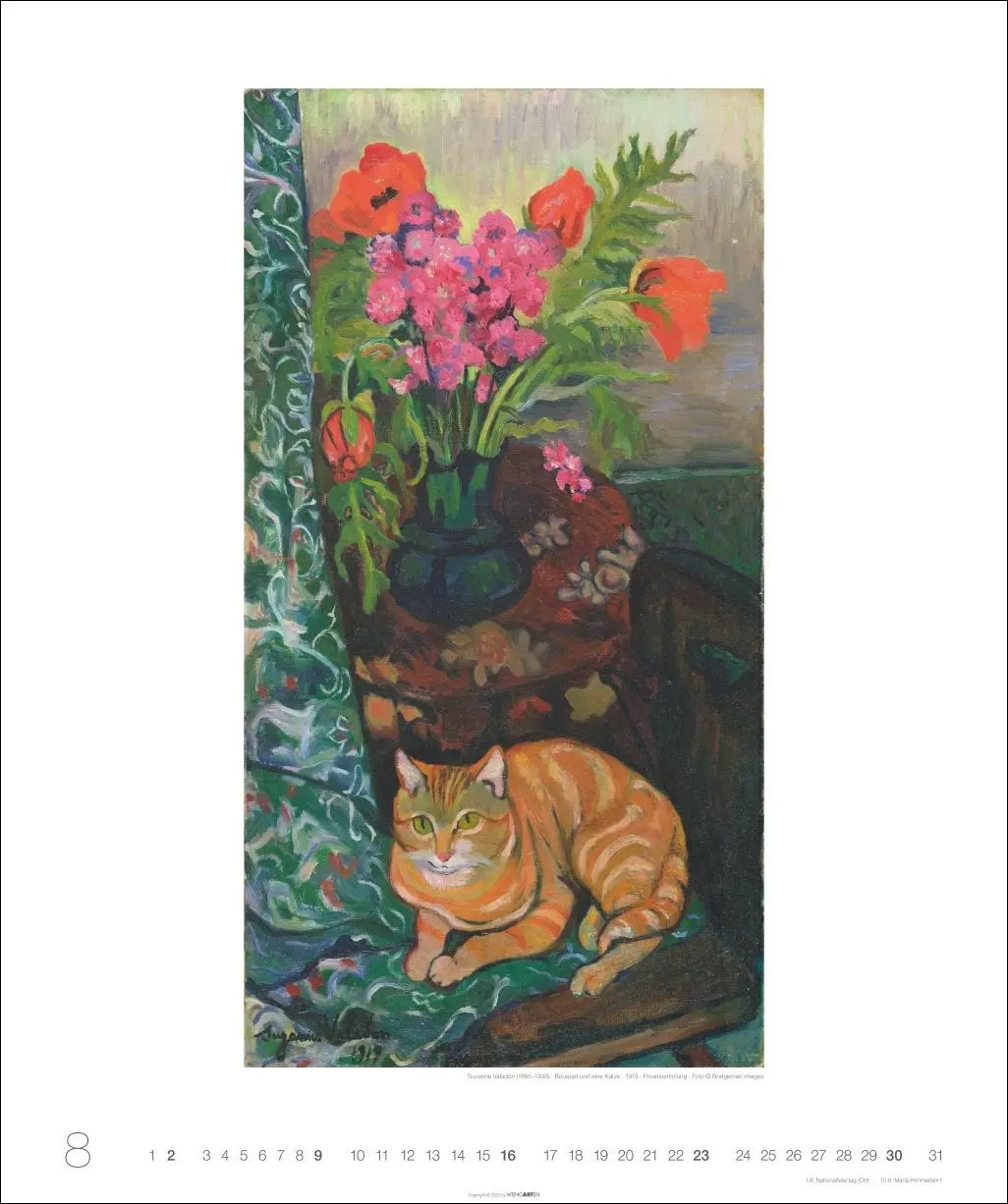 Bild: 9783839903124 | Katzen in der Kunst Edition Kalender 2026 | Bonnard | Kalender | 14 S.