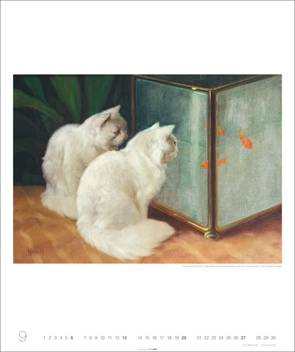 Bild: 9783839903124 | Katzen in der Kunst Edition Kalender 2026 | Bonnard | Kalender | 14 S.
