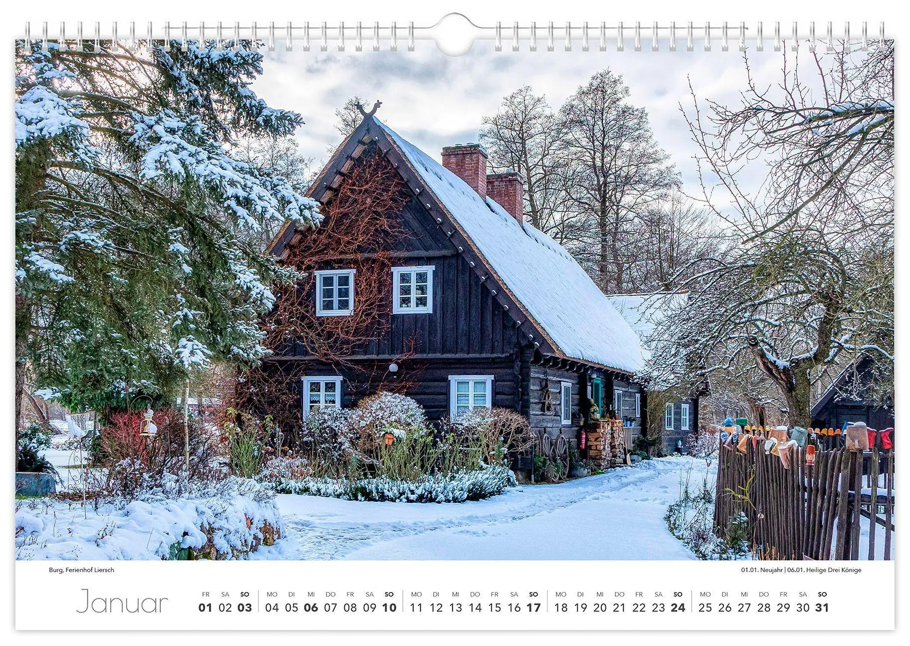 Bild: 9783912303124 | Kalender Spreewald 2027 | Peter Becker 45 x 30 cm weißes Kalendarium