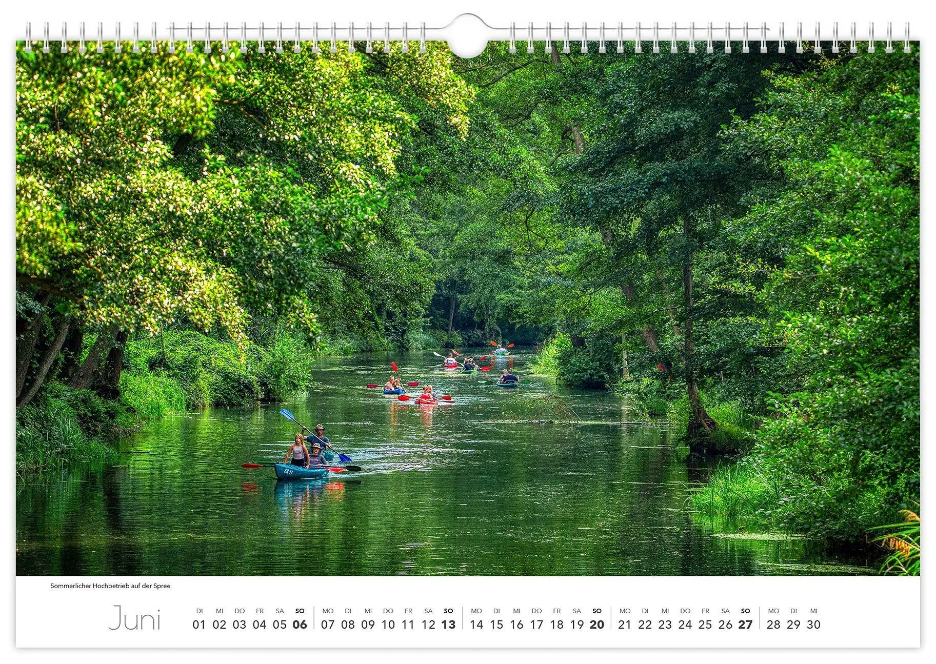 Bild: 9783912303124 | Kalender Spreewald 2027 | Peter Becker 45 x 30 cm weißes Kalendarium