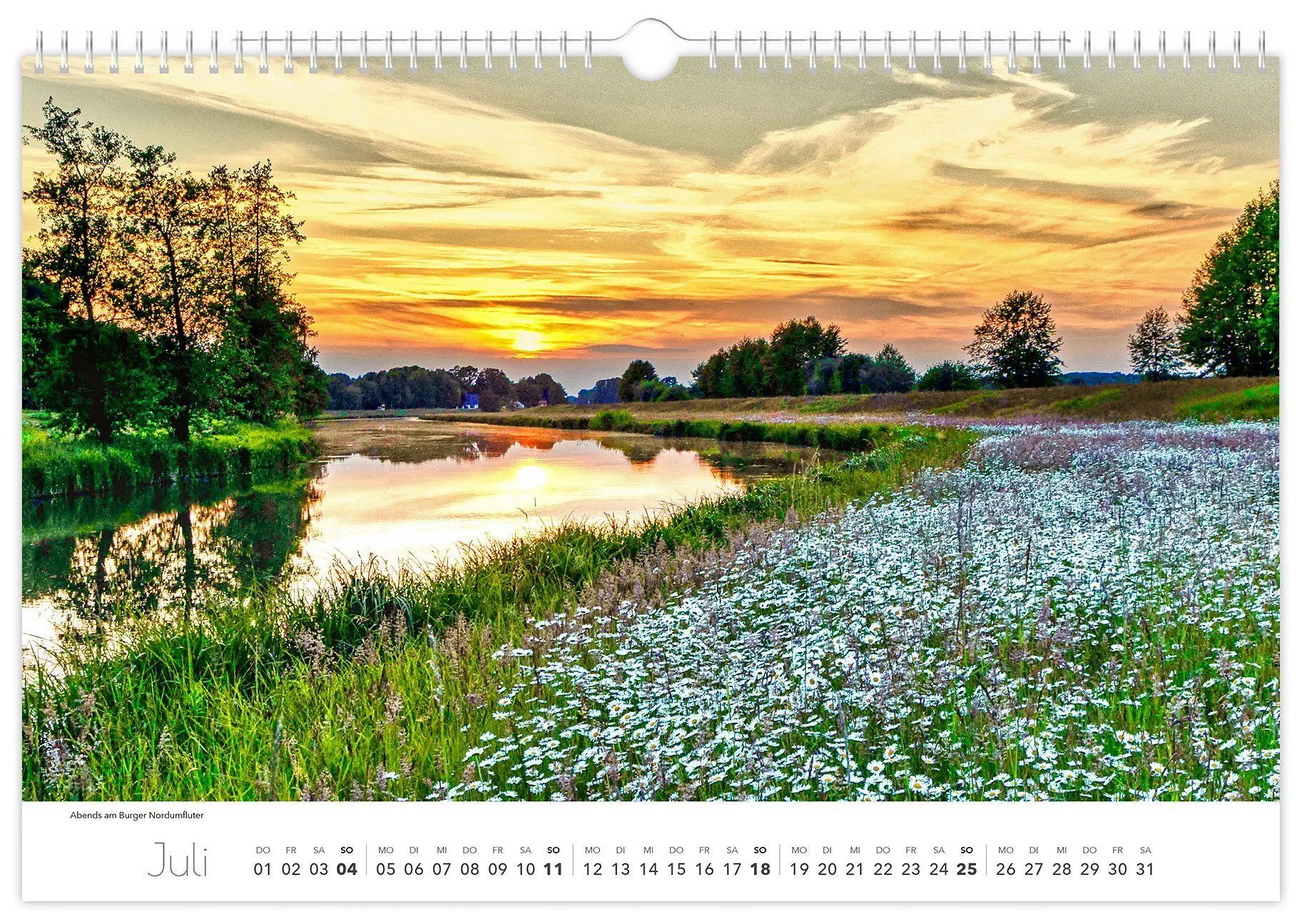 Bild: 9783912303124 | Kalender Spreewald 2027 | Peter Becker 45 x 30 cm weißes Kalendarium
