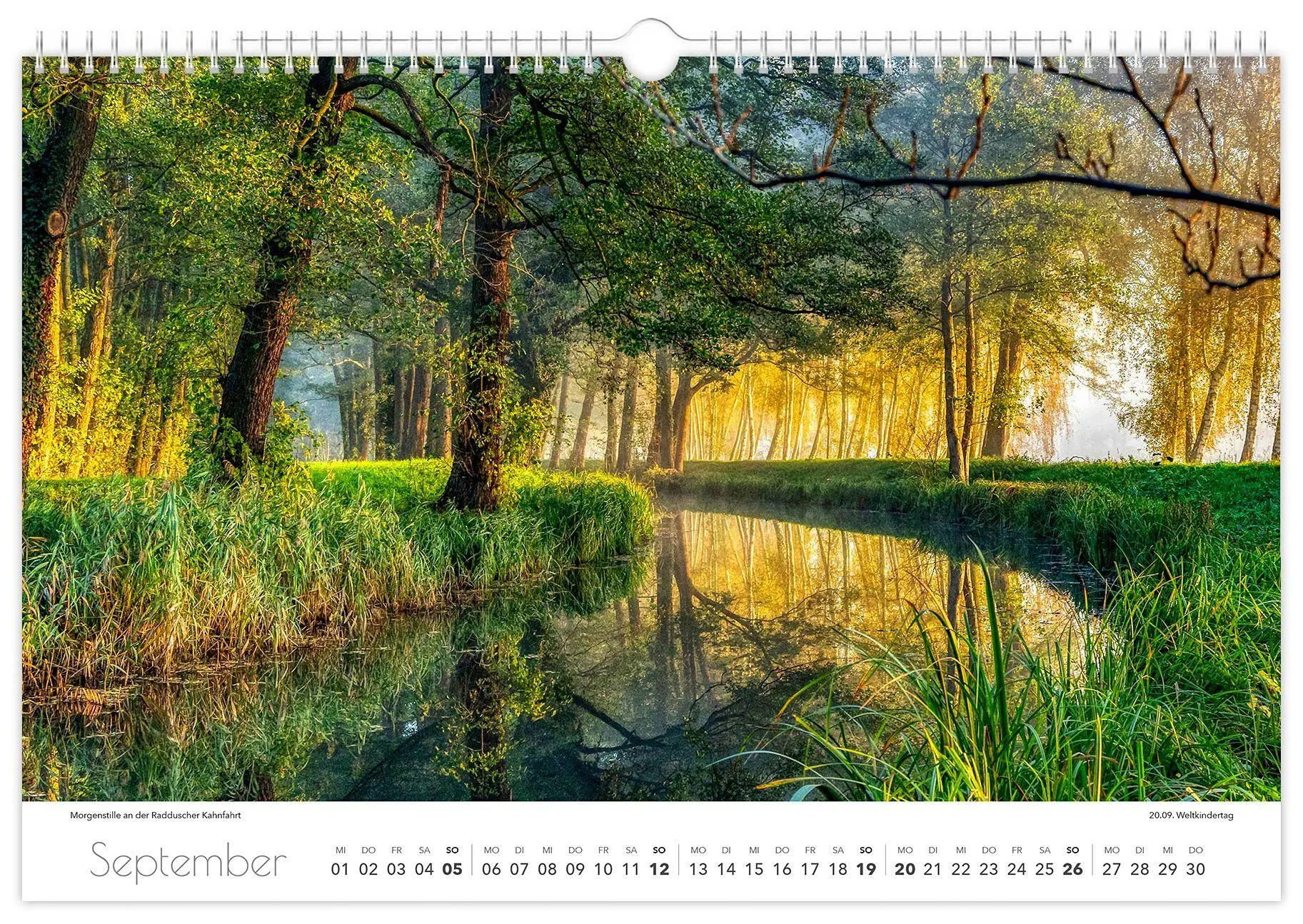 Bild: 9783912303124 | Kalender Spreewald 2027 | Peter Becker 45 x 30 cm weißes Kalendarium