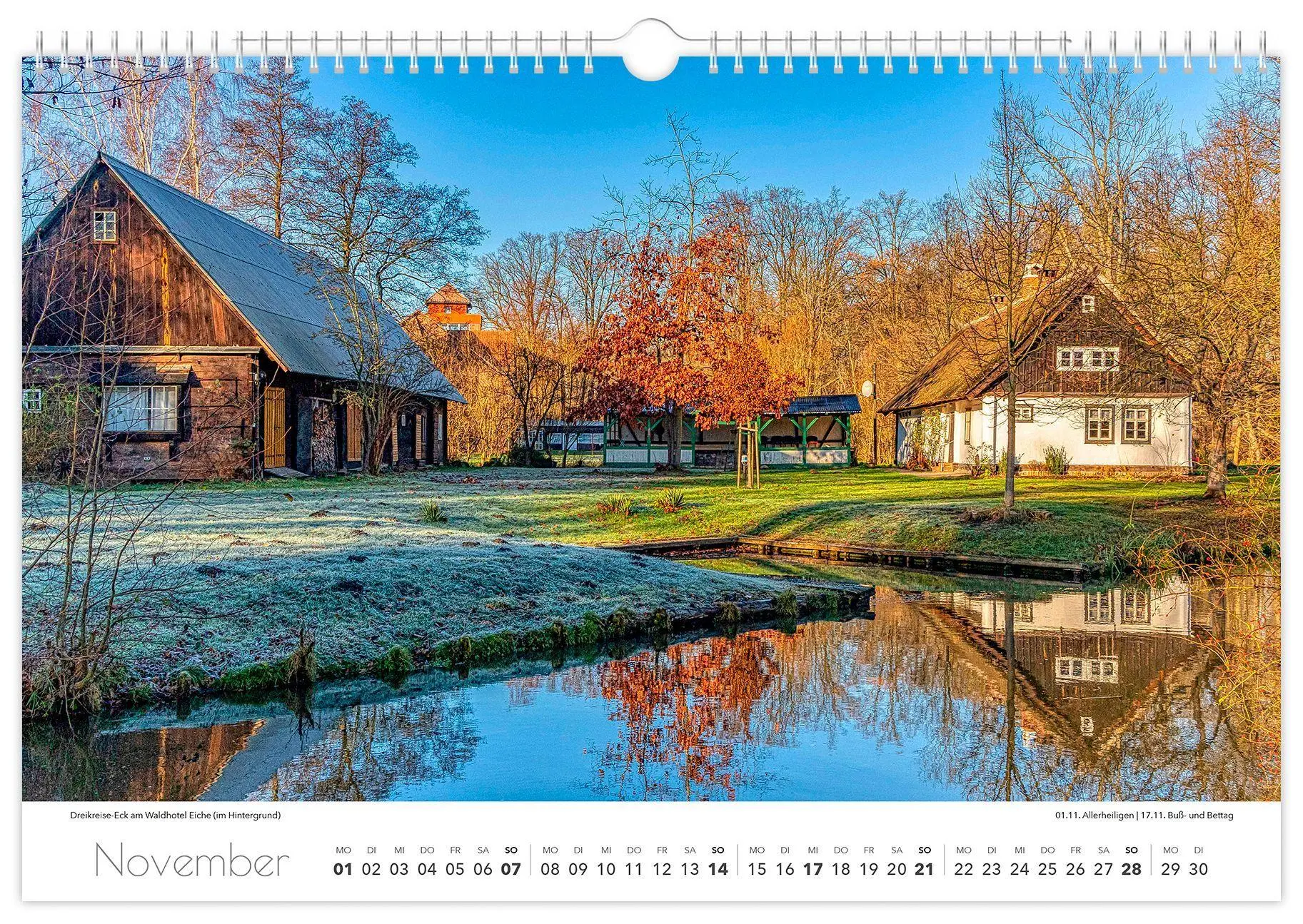 Bild: 9783912303124 | Kalender Spreewald 2027 | Peter Becker 45 x 30 cm weißes Kalendarium