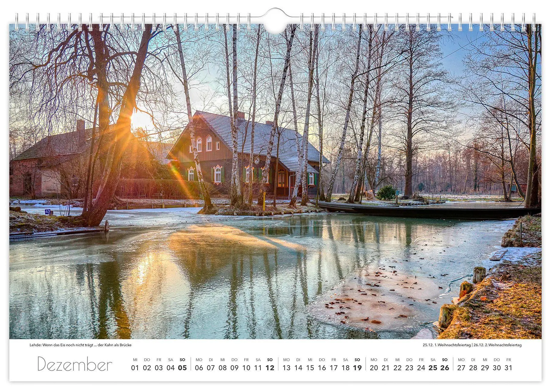 Bild: 9783912303124 | Kalender Spreewald 2027 | Peter Becker 45 x 30 cm weißes Kalendarium