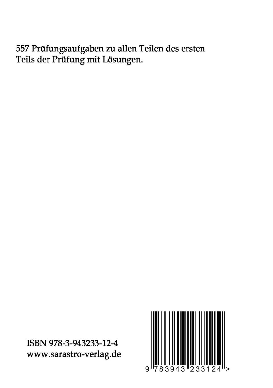 Rückseite: 9783943233124 | 300 Fragen zum Netzmeister | 1. Prüfungsteil | Sarastro Gmbh | Buch