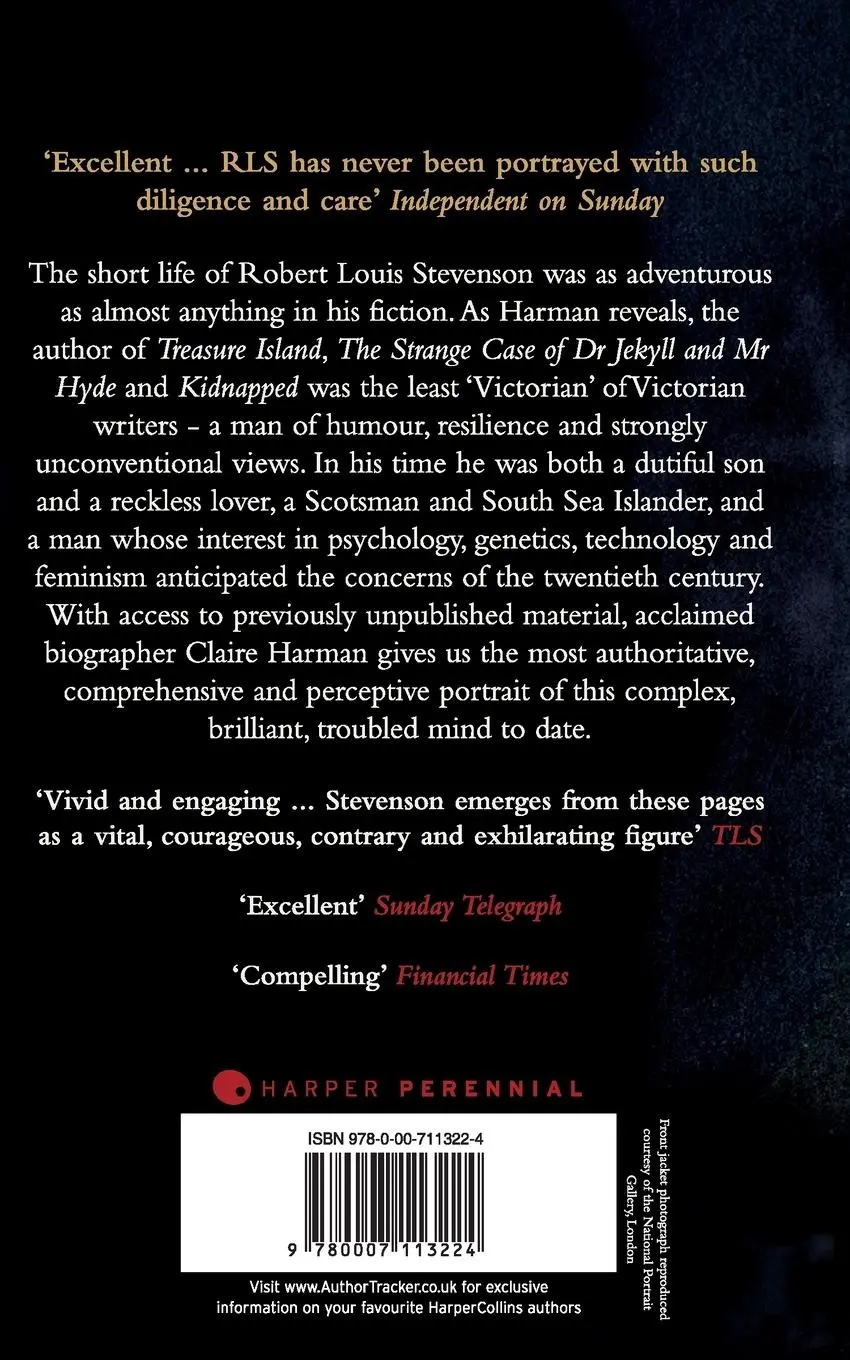 Rückseite: 9780007113224 | Robert Louis Stevenson | A Biography | Claire Harman | Taschenbuch