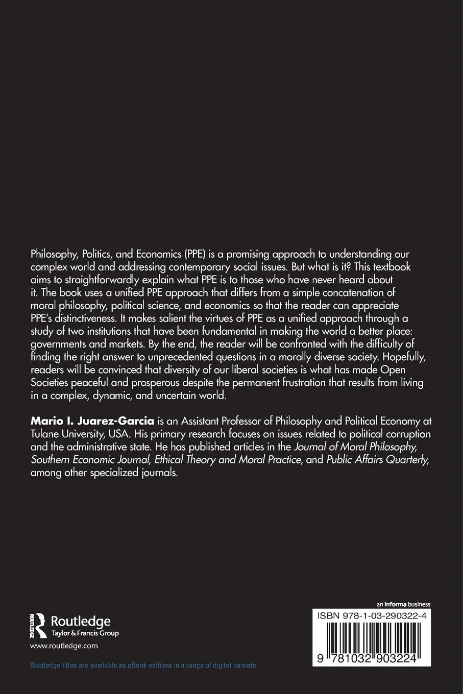 Rückseite: 9781032903224 | Moral Institutions | Mario I. Juarez-Garcia | Taschenbuch | Englisch