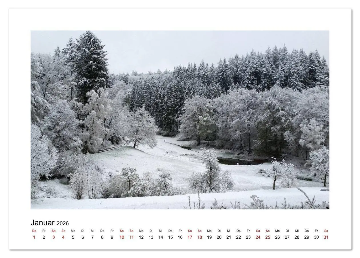 Bild: 9783457753224 | Zauberhafte Landschaften im Odenwald (Tischkalender 2026 DIN A5...