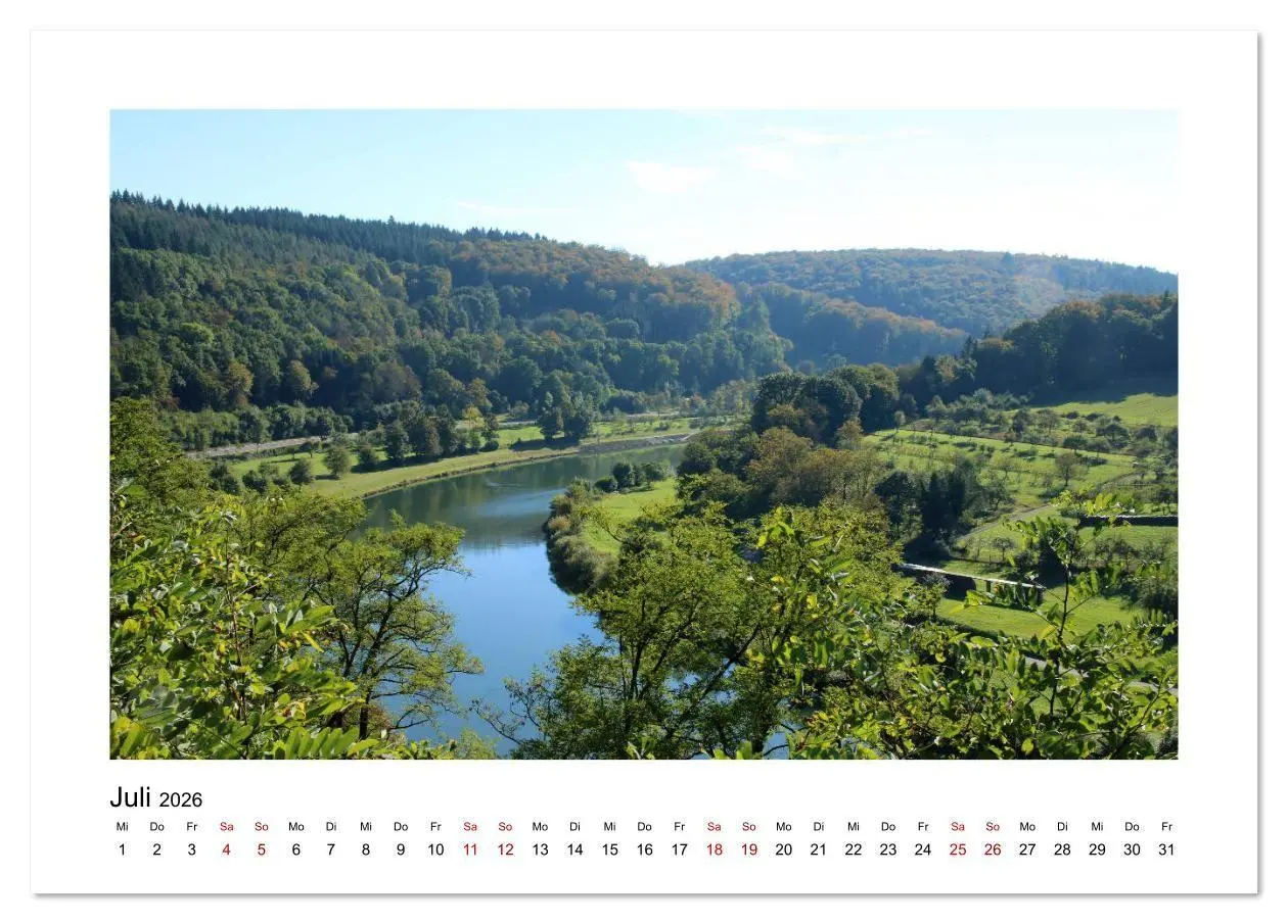 Bild: 9783457753224 | Zauberhafte Landschaften im Odenwald (Tischkalender 2026 DIN A5...