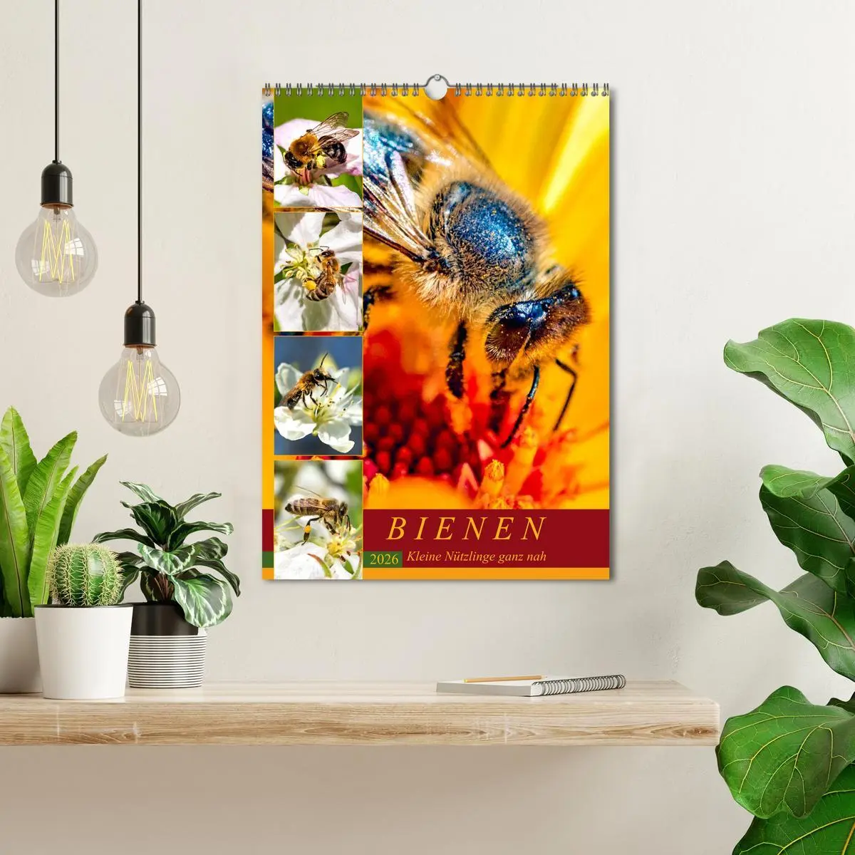 Bild: 9783516393224 | BIENEN - Kleine Nützlinge ganz nah (Wandkalender 2026 DIN A3 hoch),...
