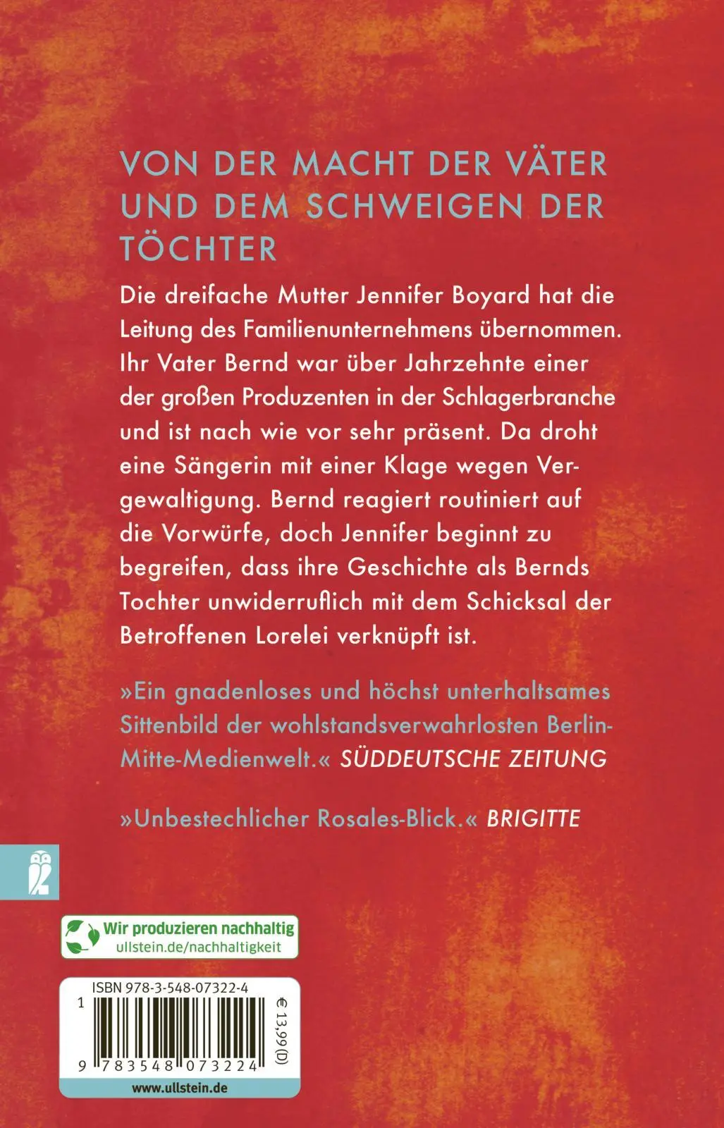 Rückseite: 9783548073224 | Die Ungelebten | Caroline Rosales | Taschenbuch | 304 S. | Deutsch