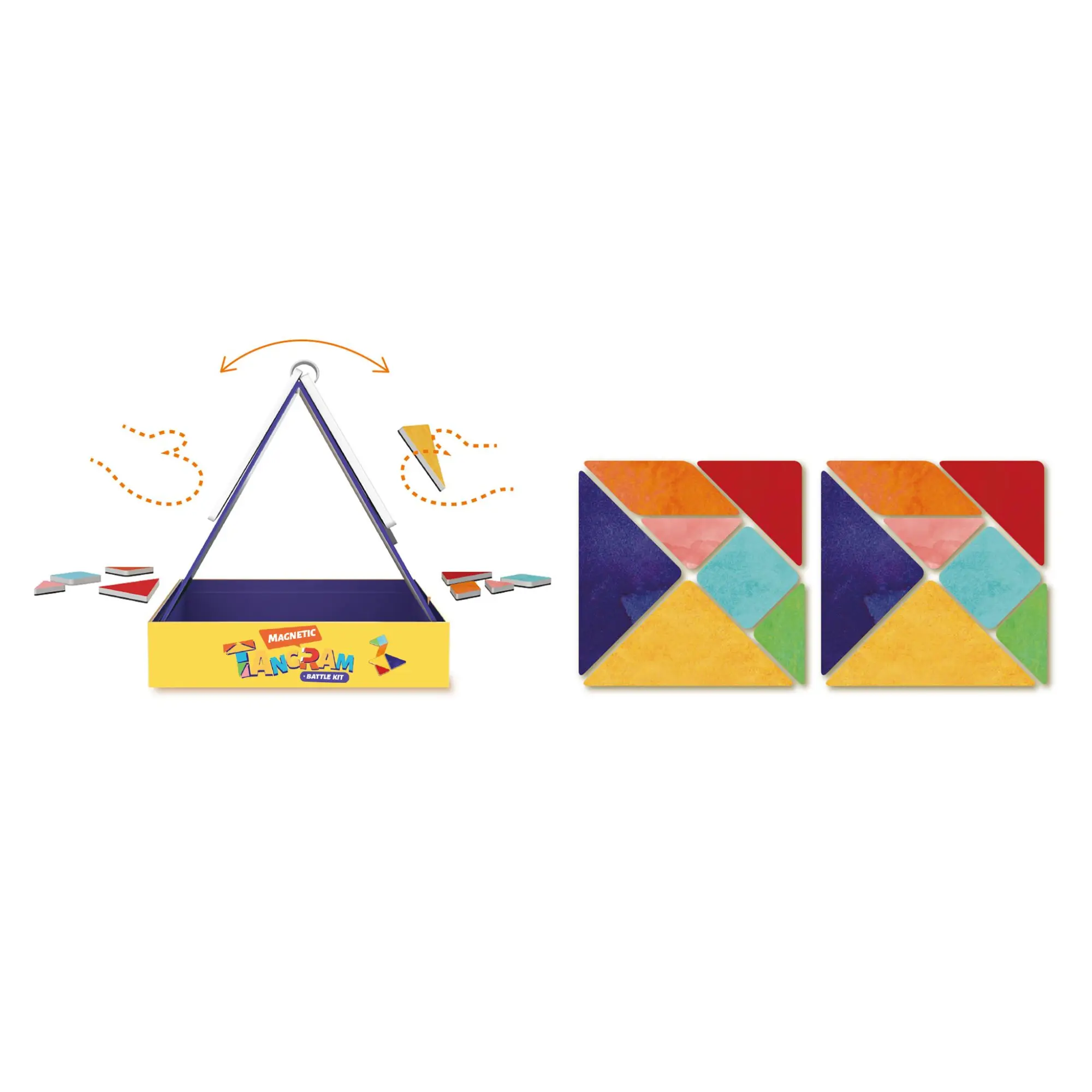 Bild: 9352801003324 | Magnet Tangram - Duell Version | Deutsch | 2022 | EAN 9352801003324