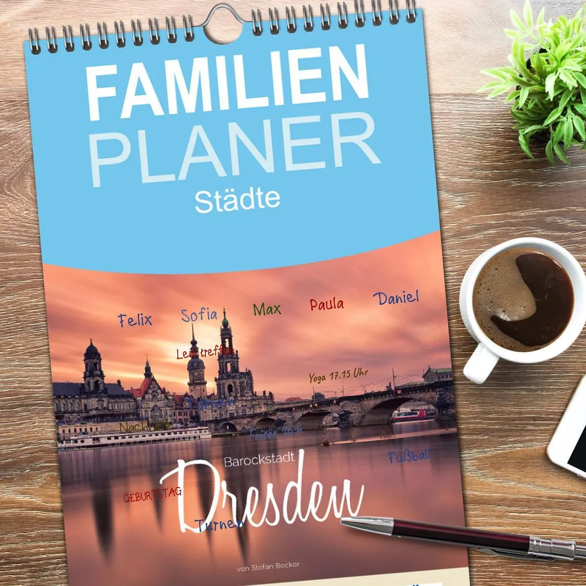 Bild: 9783516523324 | Familienplaner 2026 - Barockstadt Dresden mit 5 Spalten...