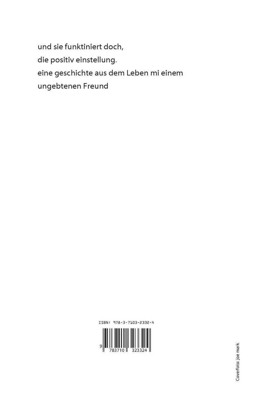 Rückseite: 9783710323324 | Café verschütten für Fortgeschrittene | Fuck you parkinson | Joe Mark