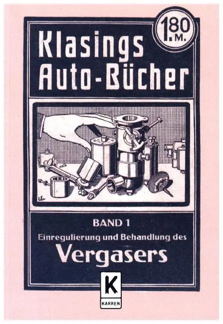 Cover: 9783942153324 | Klasings Auto-Bücher. Bd.1 | Georg von Reichenbach | Taschenbuch