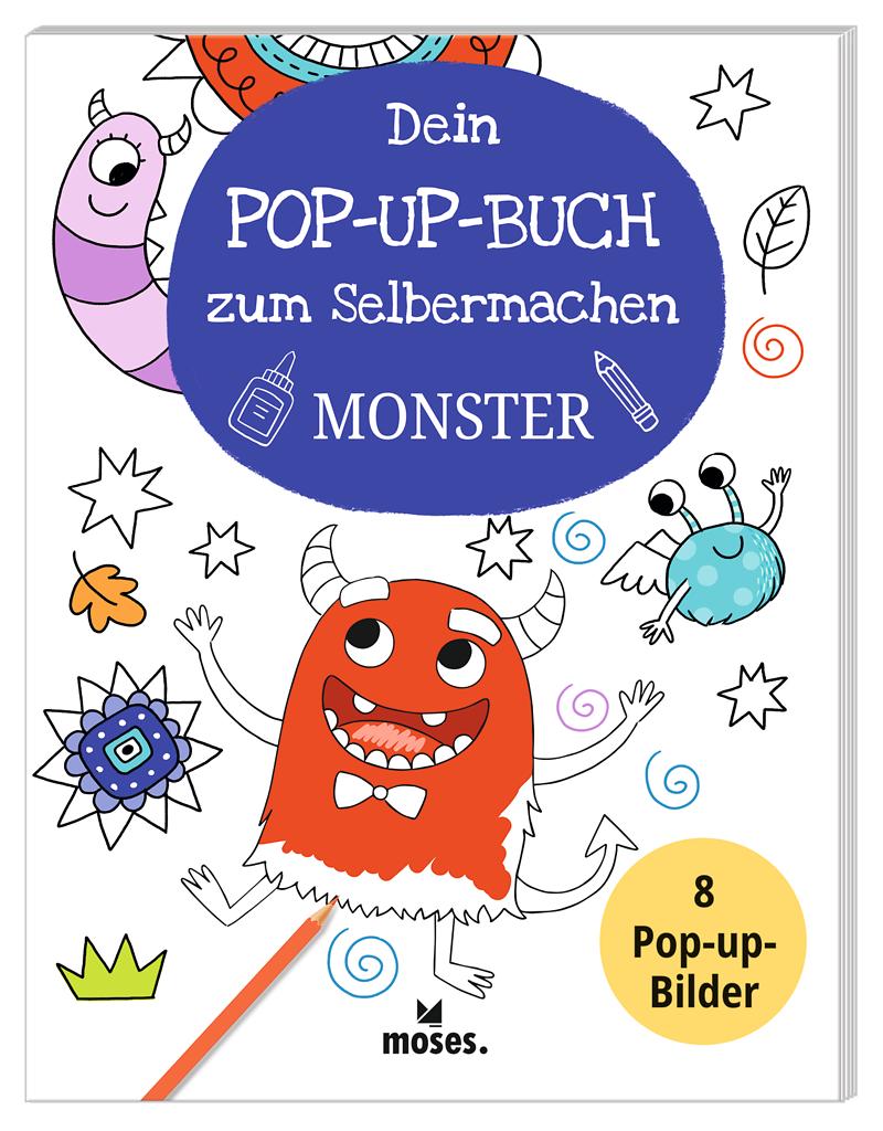 Cover: 9783964553324 | Dein Pop-Up-Buch zum Selbermachen - Monster | Elizabeth Golding | Buch