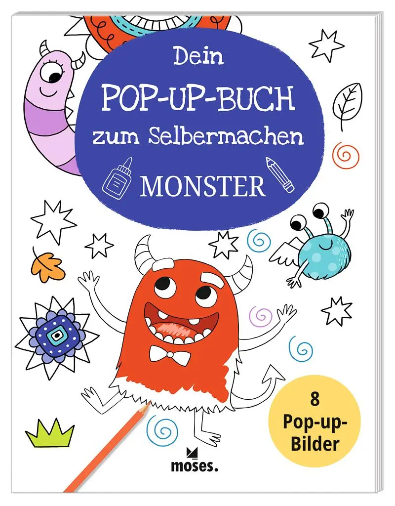 Cover: 9783964553324 | Dein Pop-Up-Buch zum Selbermachen - Monster | Elizabeth Golding | Buch