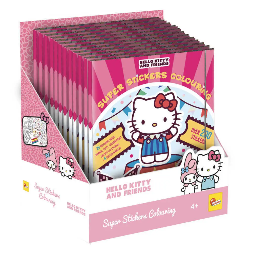 Bild: 9788833513324 | Hello Kitty And Friends Super Sticker &amp; Ausmal-Buch In Display 12