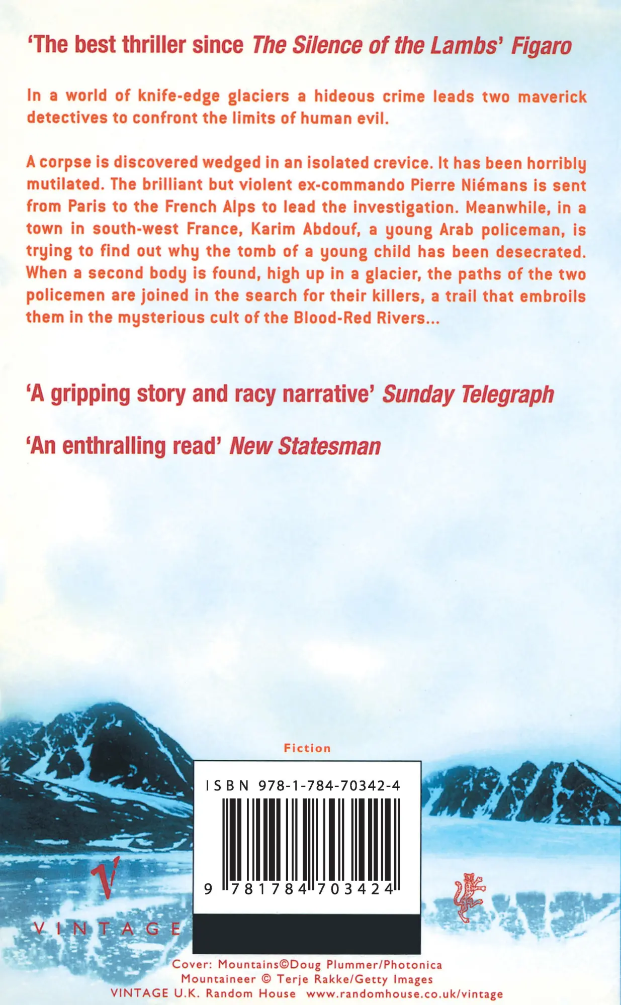Rückseite: 9781784703424 | Blood Red Rivers | Jean-Christophe Grange | Taschenbuch | Englisch