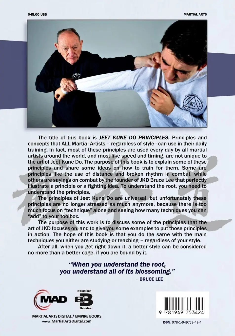 Rückseite: 9781949753424 | JEET KUNE DO PRINCIPLES | Tim Tackett | Taschenbuch | Englisch | 2022