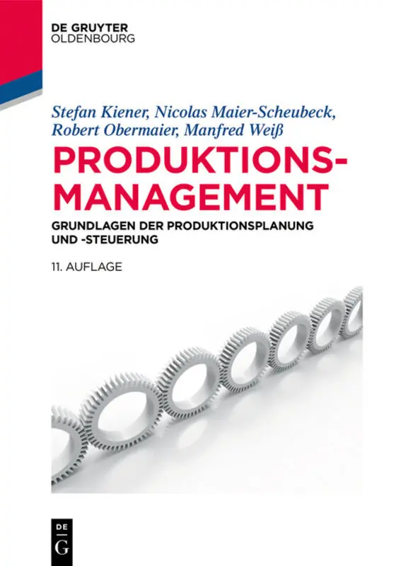 Cover: 9783110443424 | Produktions-Management | Kiener | Taschenbuch | XVI | Deutsch | 2017