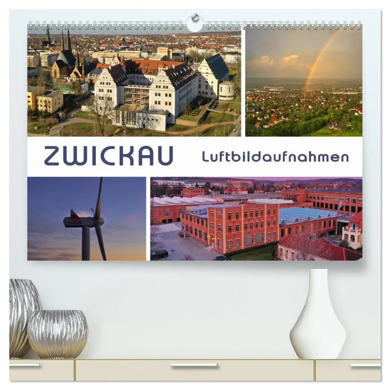 Cover: 9783457423424 | Zwickau - Luftaufnahmen (hochwertiger Premium Wandkalender 2026 DIN...