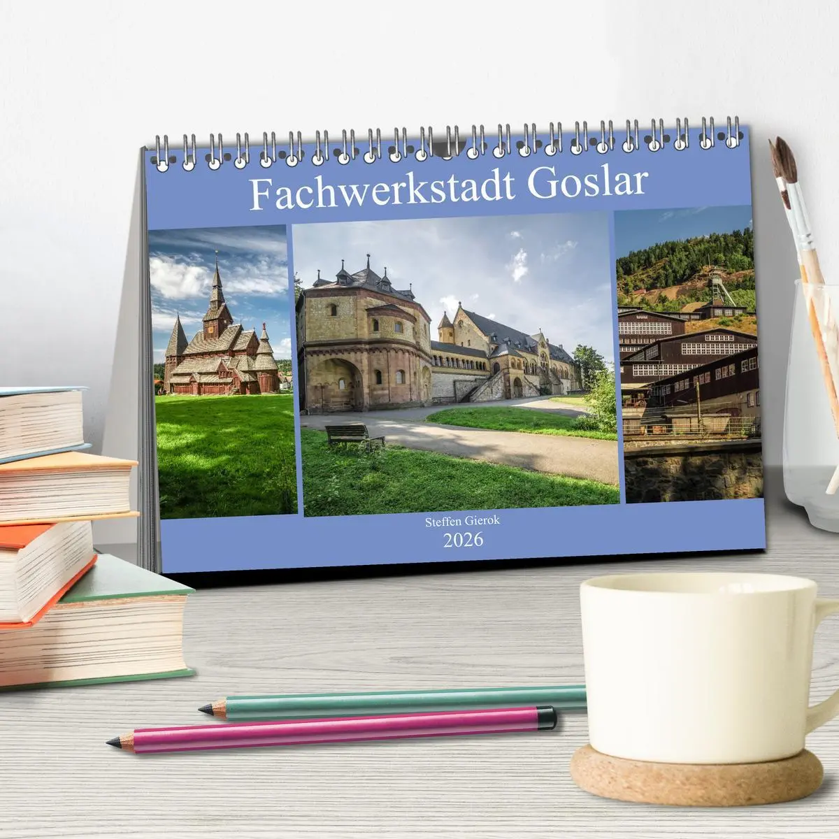 Bild: 9783457803424 | Fachwerkstadt Goslar (Tischkalender 2026 DIN A5 quer), CALVENDO...