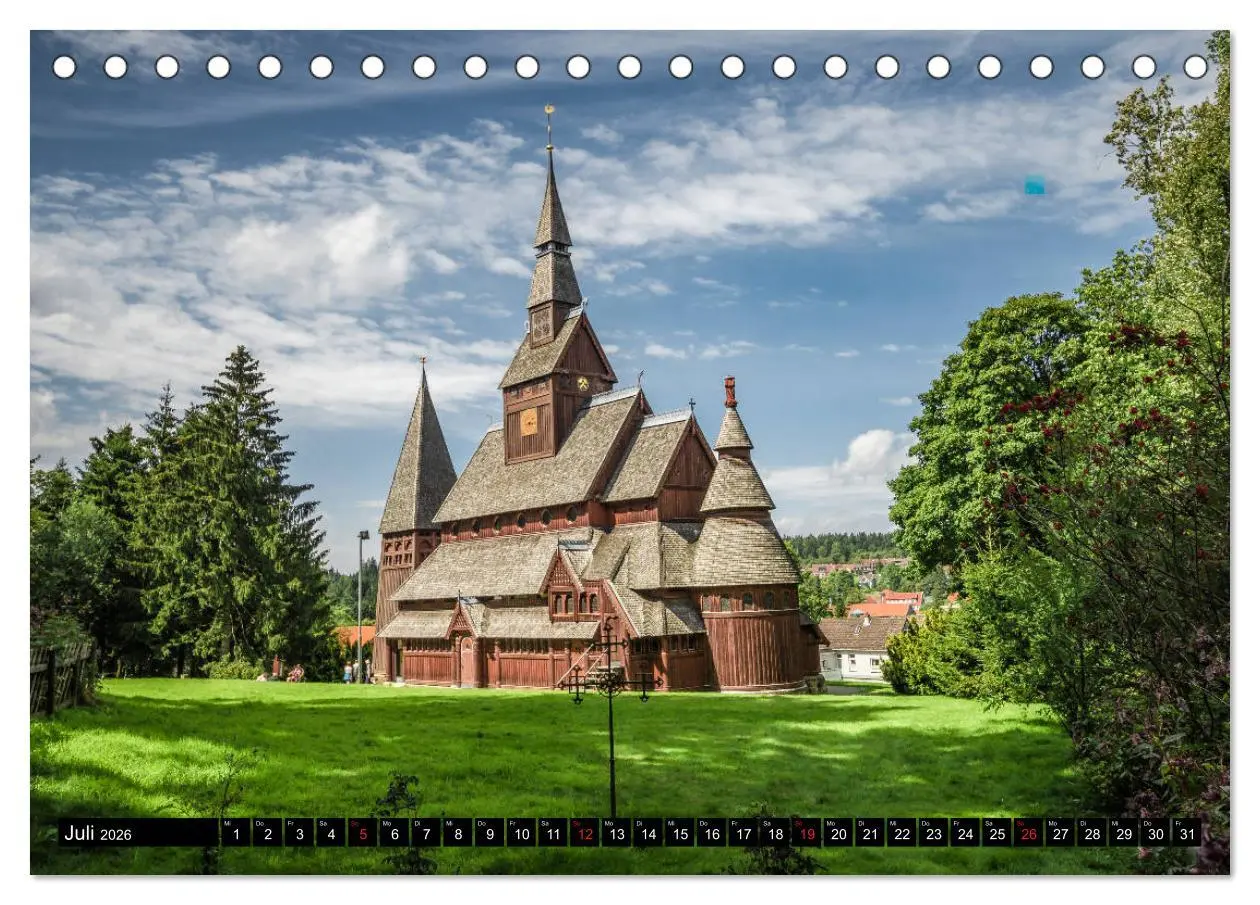 Bild: 9783457803424 | Fachwerkstadt Goslar (Tischkalender 2026 DIN A5 quer), CALVENDO...