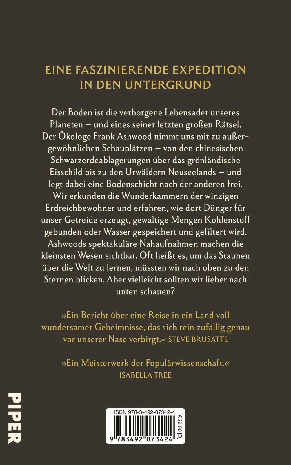 Autor: 9783492073424 | Die Welt unter unseren Füßen | Frank Ashwood | Buch | 336 S. | Deutsch