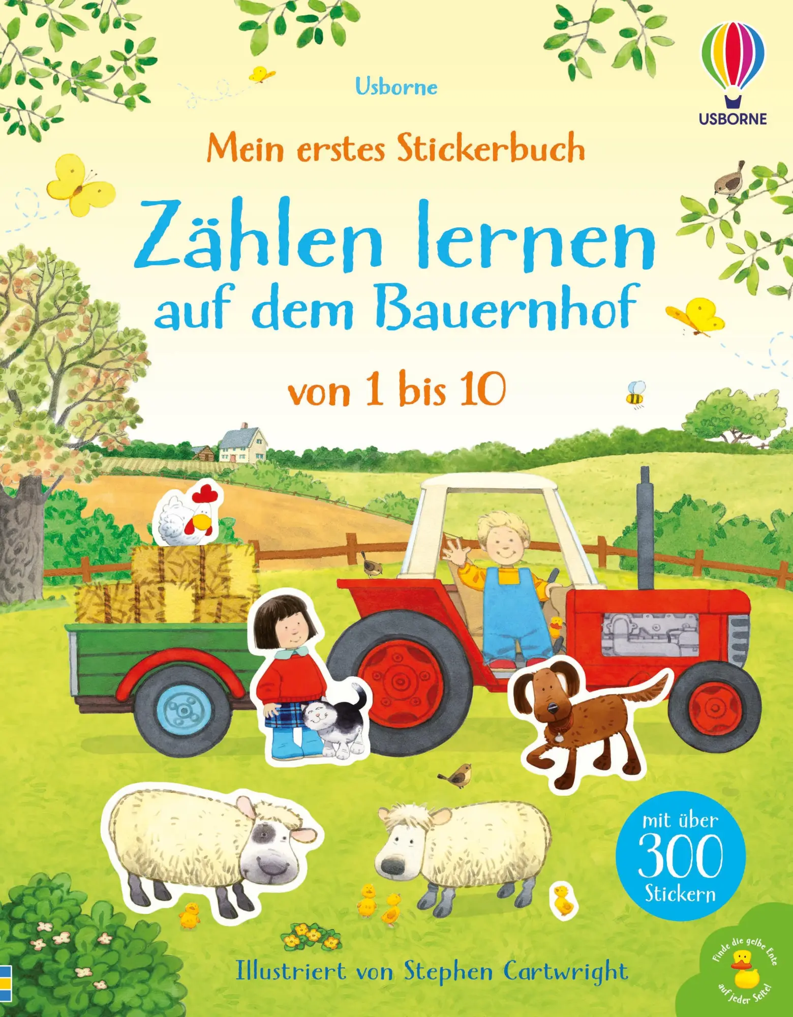 Cover: 9781035703524 | Mein erstes Stickerbuch: Zählen lernen auf dem Bauernhof | Taschenbuch