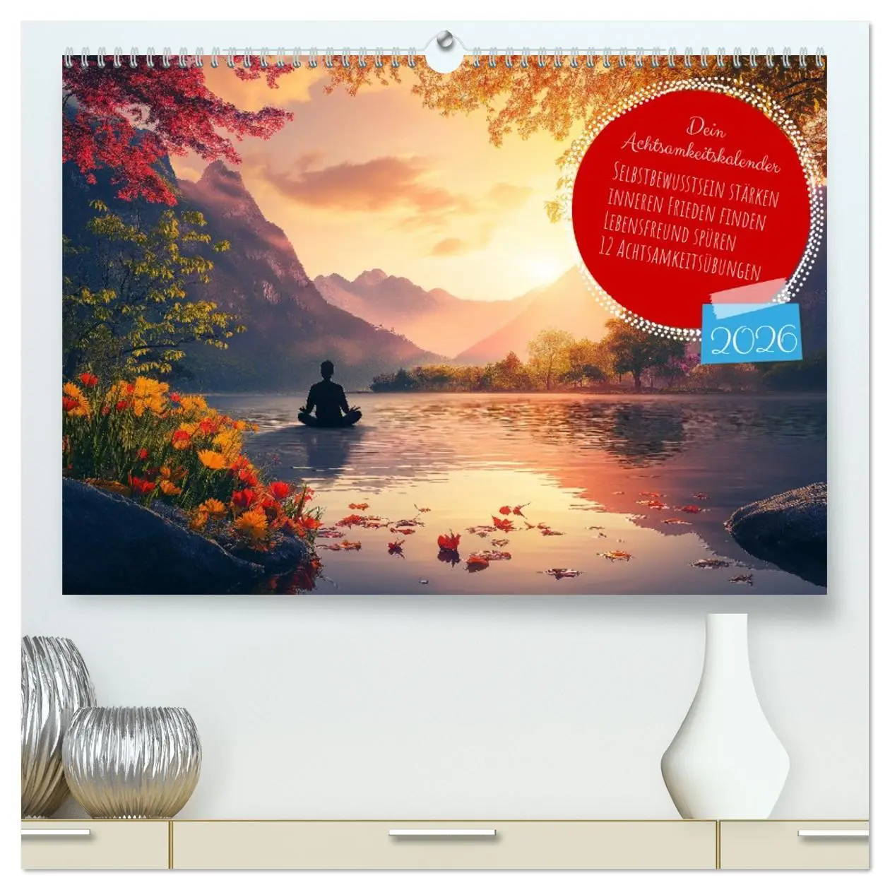 Cover: 9783457343524 | Dein Achtsamkeitskalender (hochwertiger Premium Wandkalender 2026...
