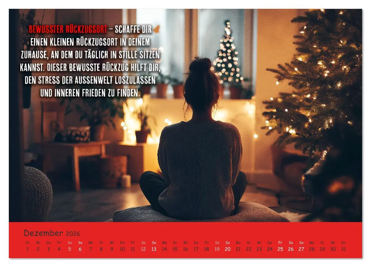 Bild: 9783457343524 | Dein Achtsamkeitskalender (hochwertiger Premium Wandkalender 2026...