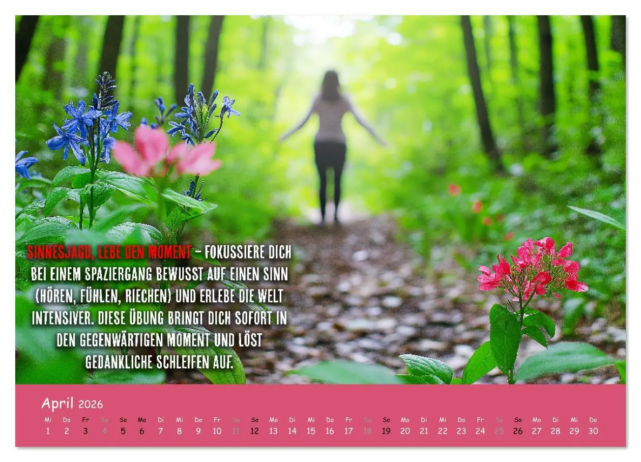 Bild: 9783457343524 | Dein Achtsamkeitskalender (hochwertiger Premium Wandkalender 2026...