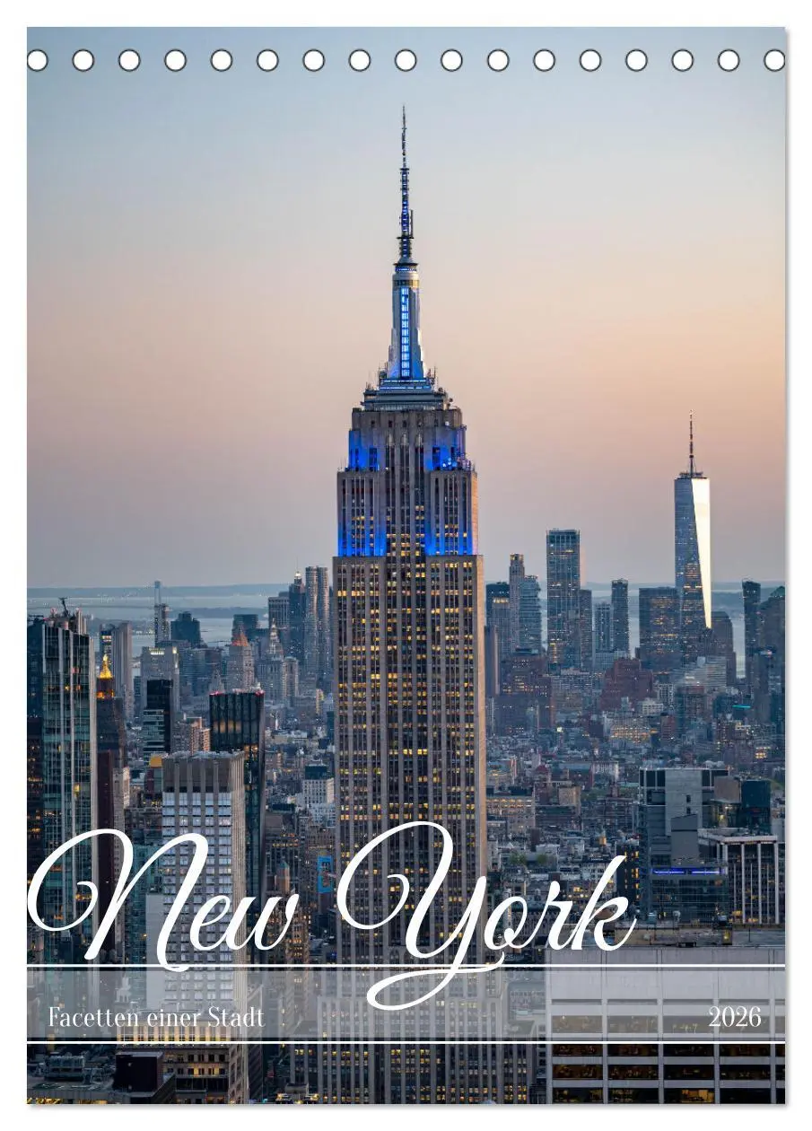Cover: 9783516293524 | New York, Facetten einer Stadt (Tischkalender 2026 DIN A5 hoch),...