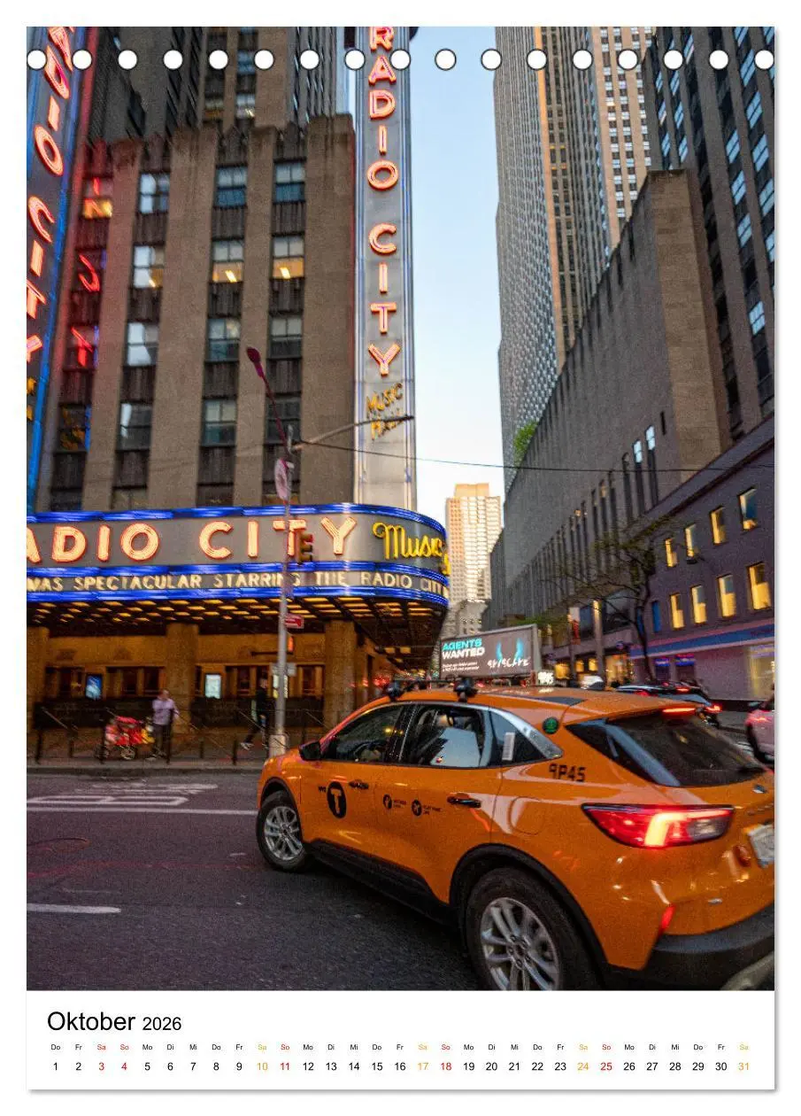 Bild: 9783516293524 | New York, Facetten einer Stadt (Tischkalender 2026 DIN A5 hoch),...