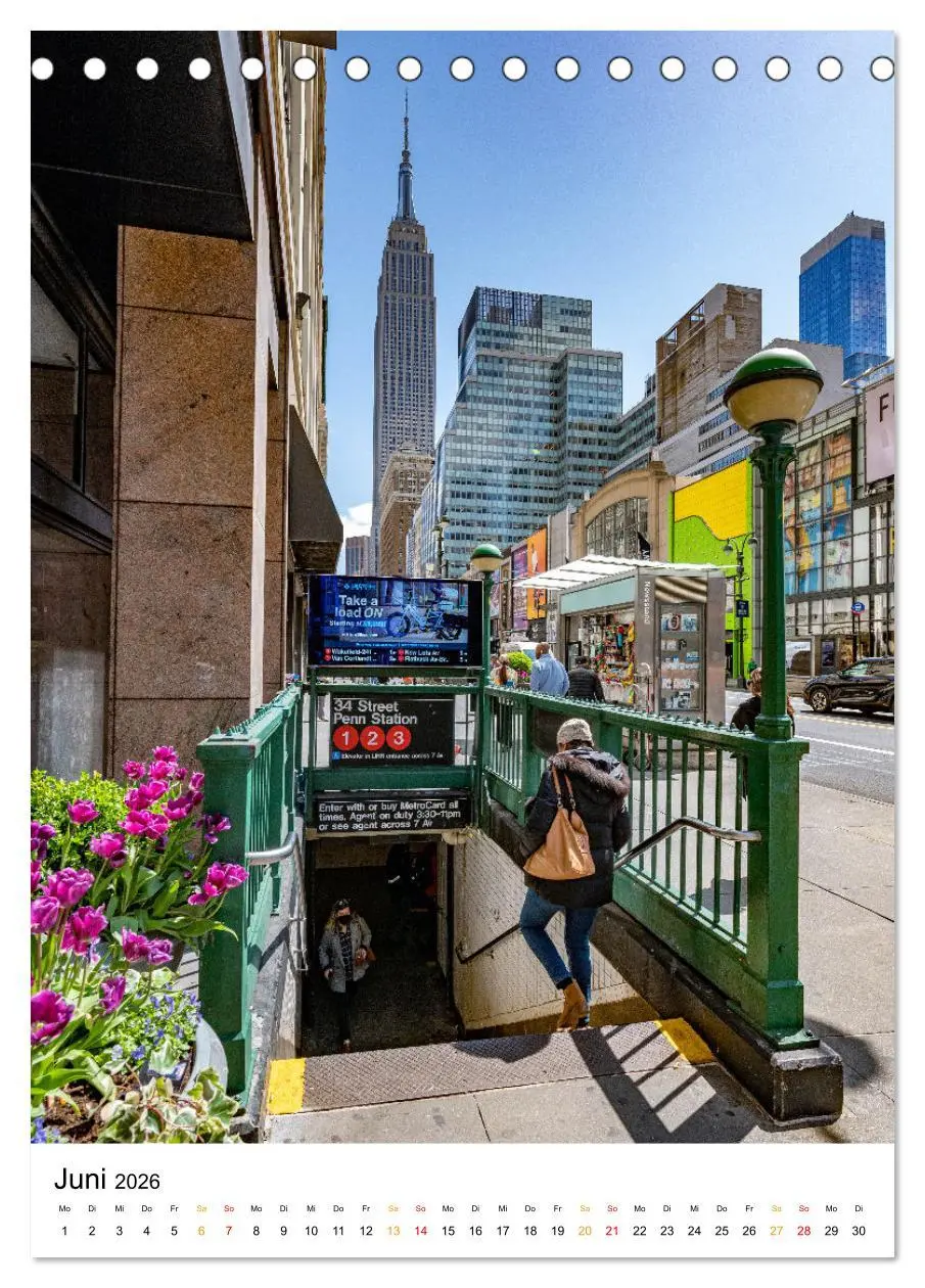 Bild: 9783516293524 | New York, Facetten einer Stadt (Tischkalender 2026 DIN A5 hoch),...
