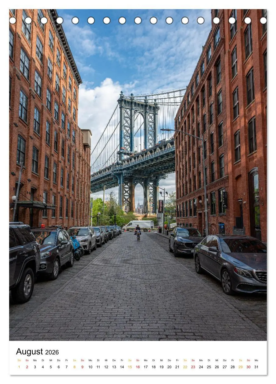 Bild: 9783516293524 | New York, Facetten einer Stadt (Tischkalender 2026 DIN A5 hoch),...