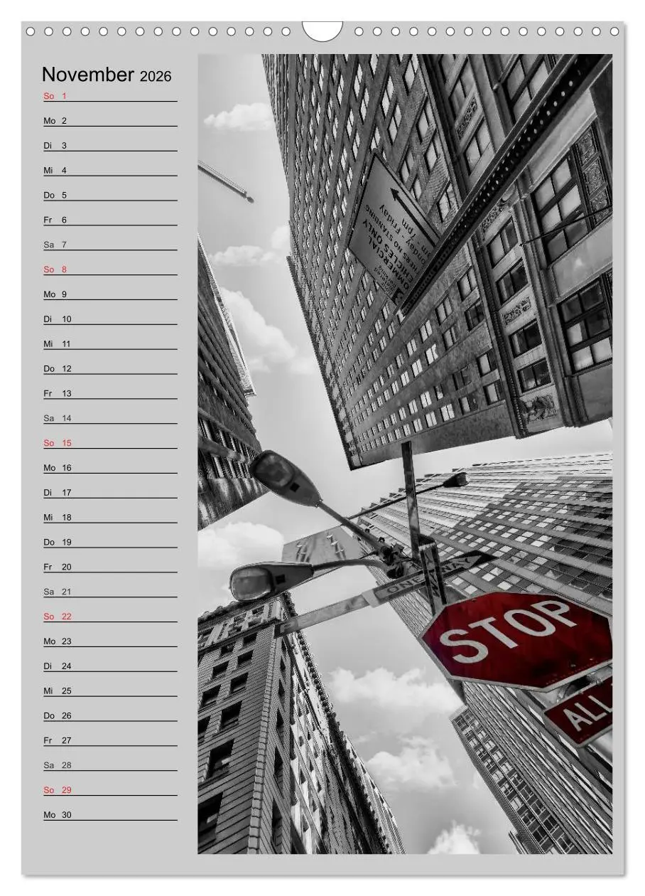 Bild: 9783516433524 | New York Colorkey (Wandkalender 2026 DIN A3 hoch), CALVENDO...