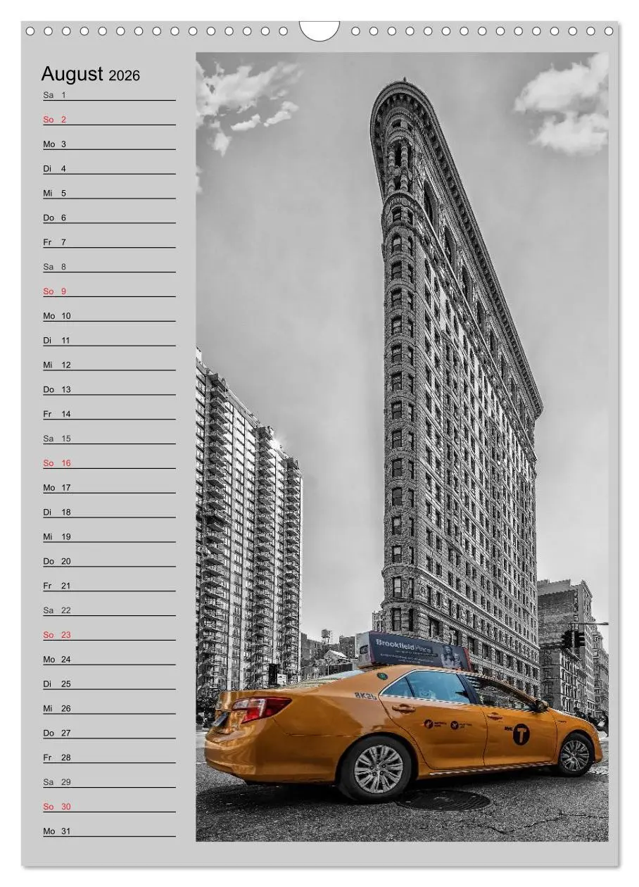 Bild: 9783516433524 | New York Colorkey (Wandkalender 2026 DIN A3 hoch), CALVENDO...