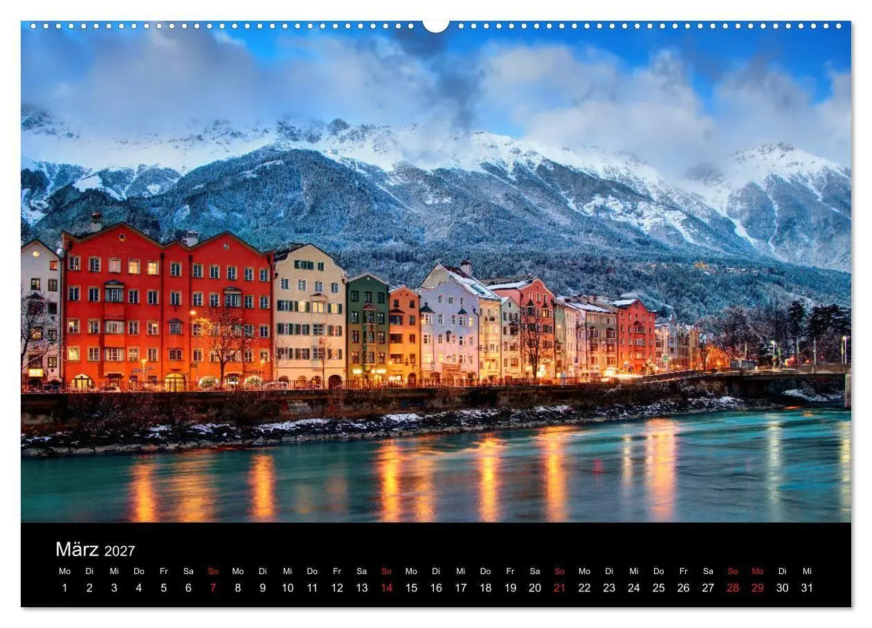 Bild: 9783569693524 | Innsbruck - Capital of the Alps (hochwertiger Premium Wandkalender...